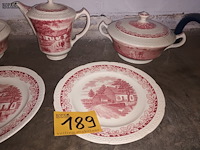 Lot 189 - servies boerenhoeve. 5 stuks - afbeelding 3 van  4