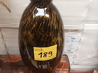 Lot 189 - siervaas in glas - afbeelding 2 van  3
