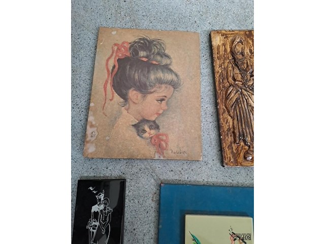 Lot 189 - vintage en retro muurdecoraties - afbeelding 3 van  3