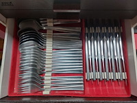 Lot 19 - bestekset in 2 koffers, 5 lades - afbeelding 5 van  7