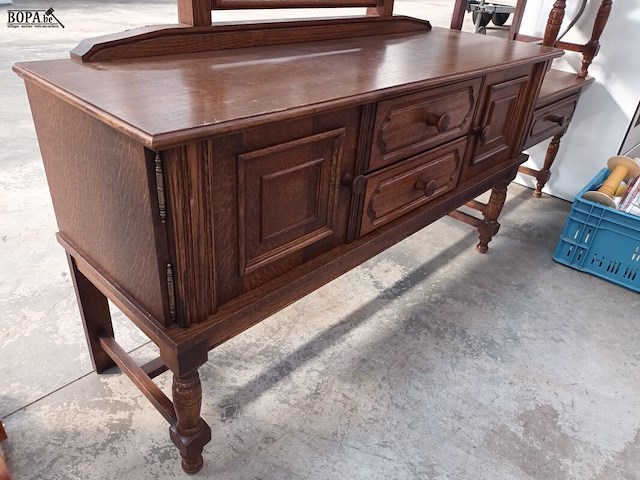 Lot 19 - houten kaptafel - afbeelding 3 van  5