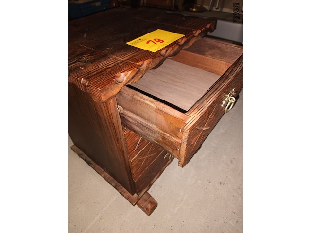 Lot 19 - houten ladekastje - afbeelding 4 van  4