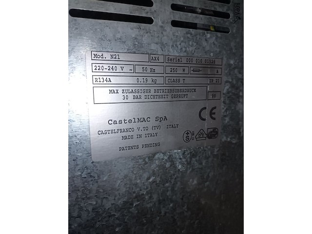 Lot 19 - ijsblokjesmachine icematic - afbeelding 3 van  4