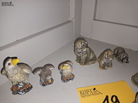 Lot 19 - kleine dierenfiguurtjes. 15 stuks - afbeelding 6 van  6