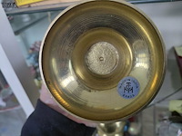 Lot 19 - lot vintage messing vaasjes, made in india brass - afbeelding 3 van  4