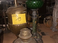 Lot 19 - olielampen. 3 stuks