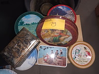 Lot 19 - oude blikken dozen. 7 stuks - afbeelding 1 van  3