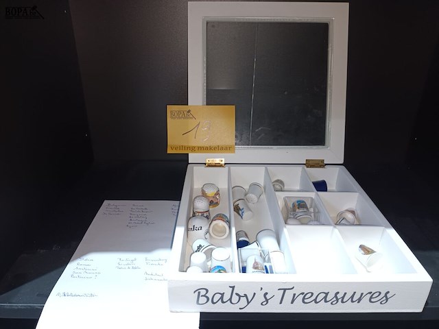 Lot 19 - verzameling vingerhoedjes. 28 stuks - afbeelding 1 van  3