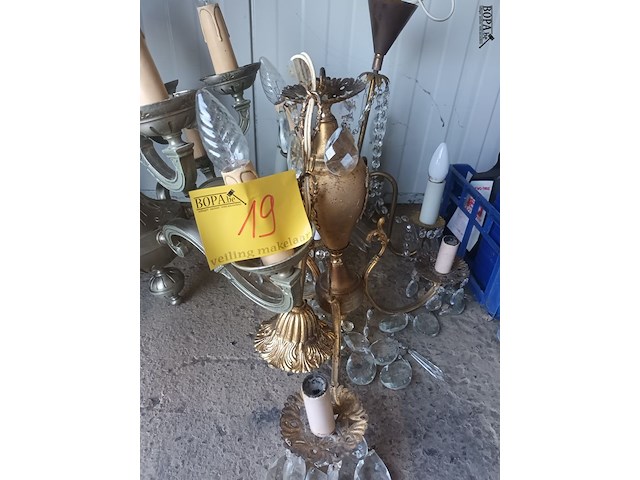 Lot 19 - vintage lusters. 3 stuks - afbeelding 3 van  4