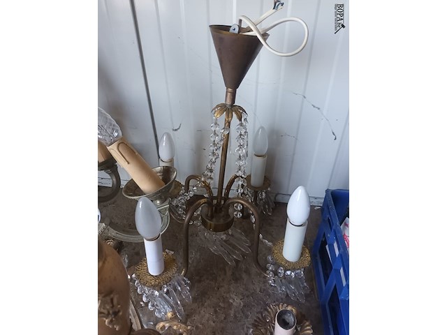 Lot 19 - vintage lusters. 3 stuks - afbeelding 4 van  4