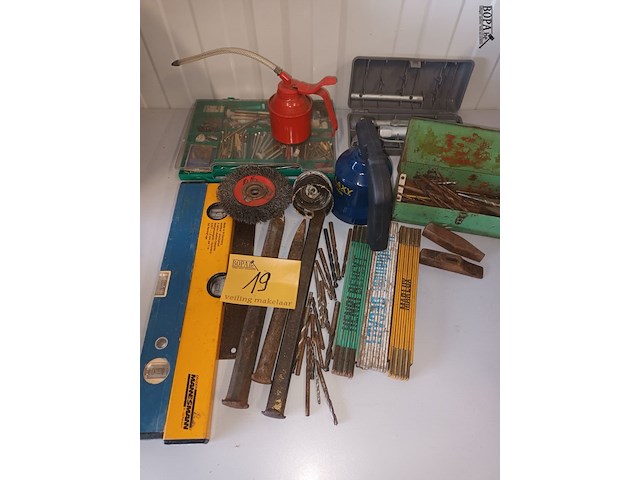 Lot 19 - werkgereedschap. 25 stuks - afbeelding 1 van  7