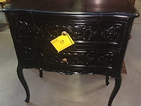 Lot 19 - zwart kastje - afbeelding 2 van  5