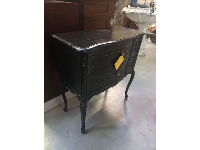 Lot 19 - zwart kastje - afbeelding 3 van  5