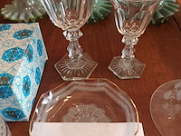 Lot 190 - glaswerk en kristal. 6 stuks - afbeelding 3 van  4