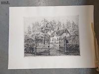 Lot 190 - pentekeningen genummerd, ong. 9 stuks - afbeelding 2 van  7