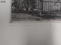 Lot 190 - pentekeningen genummerd, ong. 9 stuks - afbeelding 3 van  7