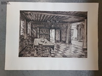 Lot 190 - pentekeningen genummerd, ong. 9 stuks - afbeelding 5 van  7