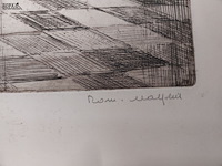 Lot 190 - pentekeningen genummerd, ong. 9 stuks - afbeelding 7 van  7