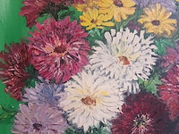 Lot 190 - schilderij bloemen - afbeelding 2 van  3
