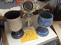 Lot 191 - aandenkens/ trofee 3 stuks - afbeelding 1 van  4