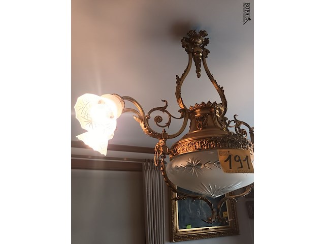 Lot 191 - antieke luster - afbeelding 5 van  6