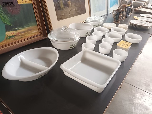 Lot 191 - ovenschalen glasbake usa. 16 stuks - afbeelding 6 van  6
