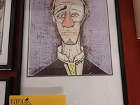 Lot 192 - kaders met clowns. 4 stuks - afbeelding 5 van  6