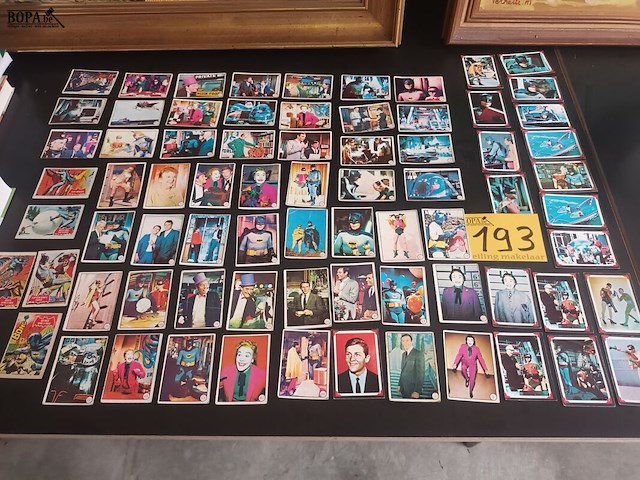 Lot 193 - batman verzamelkaartjes. 75 stuks - afbeelding 1 van  9