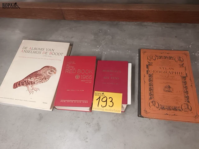 Lot 193 - boeken. 4 stuks - afbeelding 1 van  6
