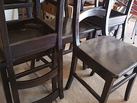 Lot 193 - café stoelen. 6 stuks - afbeelding 4 van  4
