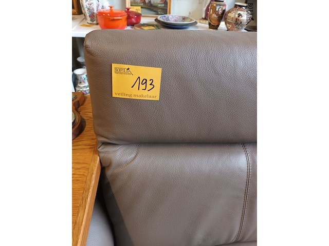 Lot 193 - lederen 2-zit - afbeelding 5 van  5