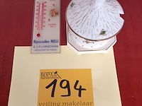 Lot 194 - meli honingpot en thermometer - afbeelding 1 van  5