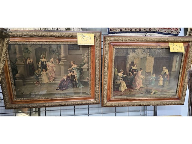Lot 194 - schilderijen ‘royals’, 2 stuks - afbeelding 1 van  3