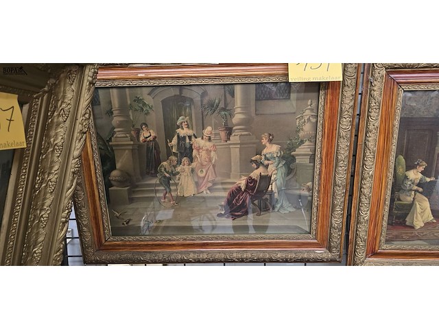 Lot 194 - schilderijen ‘royals’, 2 stuks - afbeelding 2 van  3
