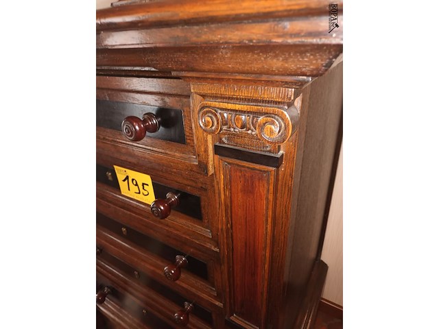 Lot 195 - antiek ladekast - afbeelding 4 van  5