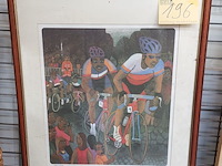 Lot 196 - kader wielrenners get rob delanghe - afbeelding 1 van  2