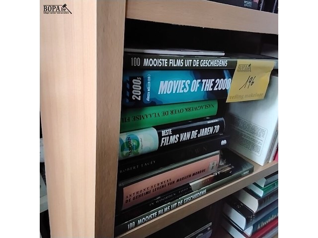 Lot 196 - lot boeken film doorheen de jaren - afbeelding 1 van  1