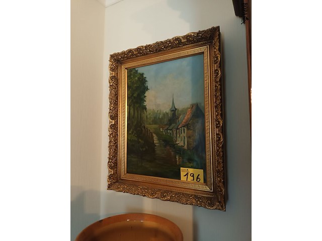 Lot 196 - schilderij landschap - afbeelding 5 van  5