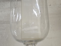 Lot 197 - glazen orkaankandelaars 2 stuks - afbeelding 3 van  3