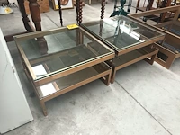 Lot 197 - salontafel belgochrom. 2 stuks - afbeelding 2 van  4