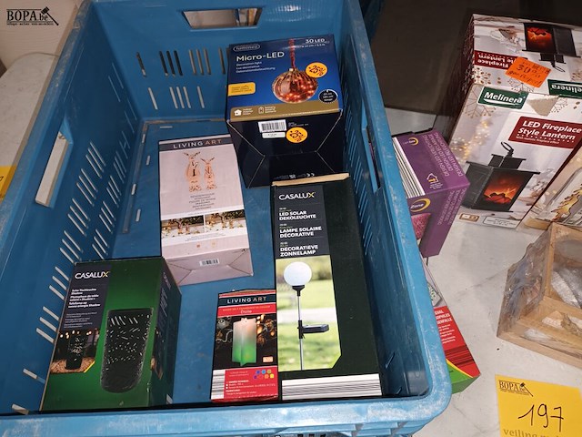 Lot 197 - sfeerverlichting en paasdeco. 16 stuks - afbeelding 4 van  4