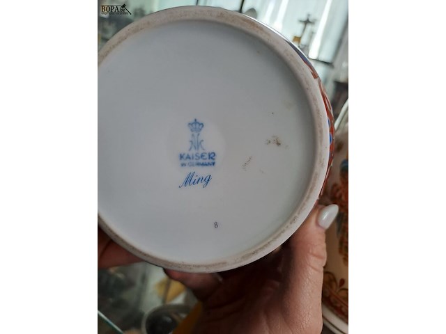 Lot 198 - aziatische vazen met stempel - afbeelding 4 van  5