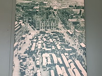Lot 198 - canvas oude foto markt ieper - afbeelding 1 van  2