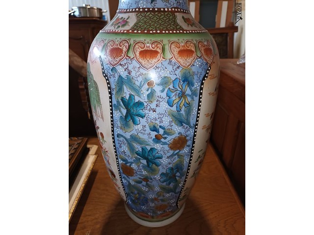 Lot 198 - oosterse vaas xl - afbeelding 4 van  6