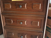 Lot 198 - vintage ladekast. 2 stuks - afbeelding 3 van  3