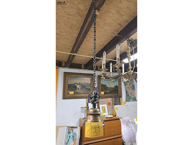 Lot 199 - bronzen bel ghanesa - afbeelding 1 van  4