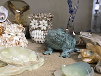 Lot 199 - dierenfiguurtjes in diverse materies ong 12 stuks - afbeelding 3 van  4