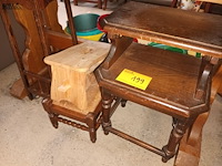 Lot 199 - vintage klein meubilair. 4 stuks - afbeelding 1 van  5