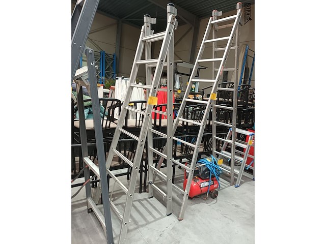 Lot 2 - aluminium ladder - afbeelding 1 van  3