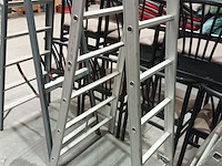 Lot 2 - aluminium ladder - afbeelding 2 van  3